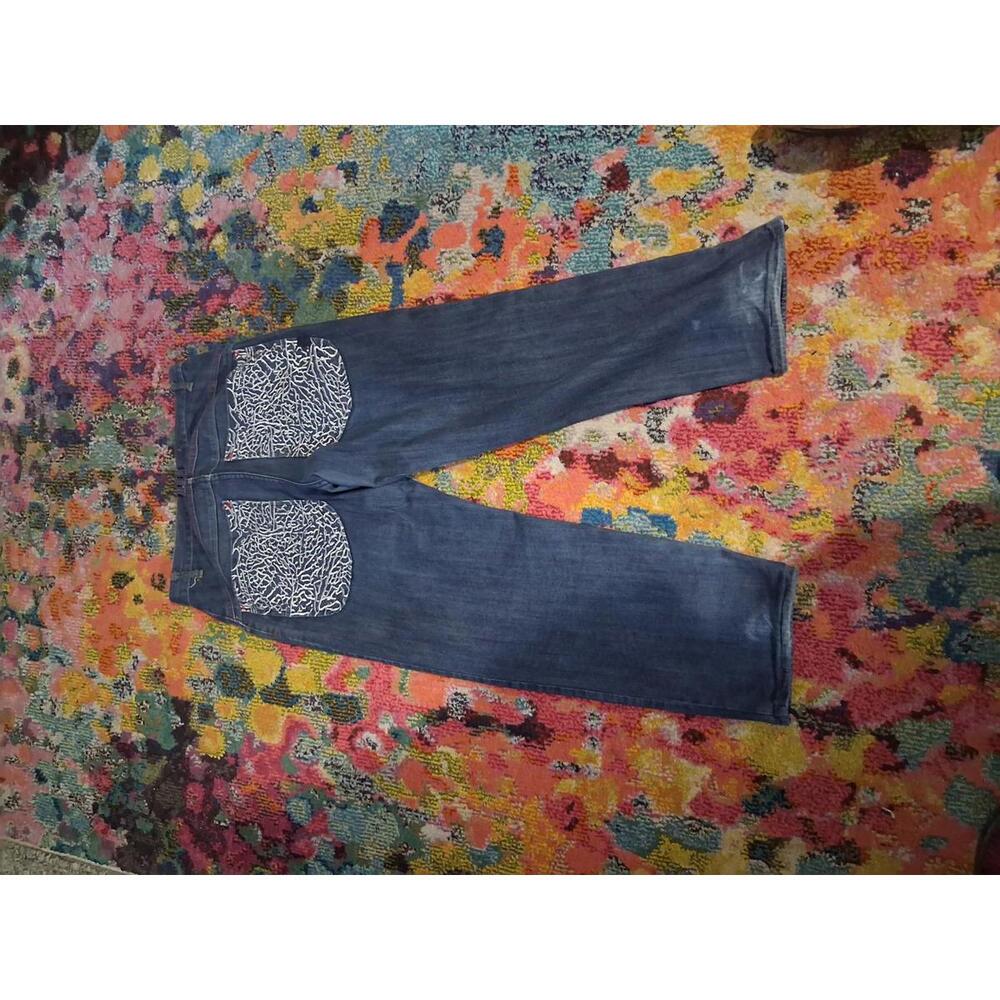 Jordan jeans elephant print pockets sz 32